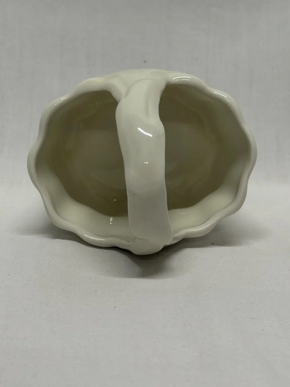 Porcelain Basket Made in Japan Trinket Dish Match Stick Holder